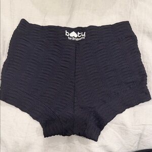 Booty by Brabants Croco Skin Black Shorts